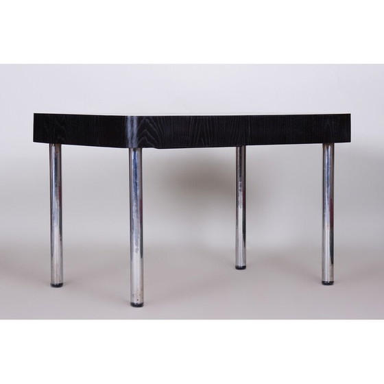 Image 1 of Vintage extendable oak table, Czech Republic 1930-1939