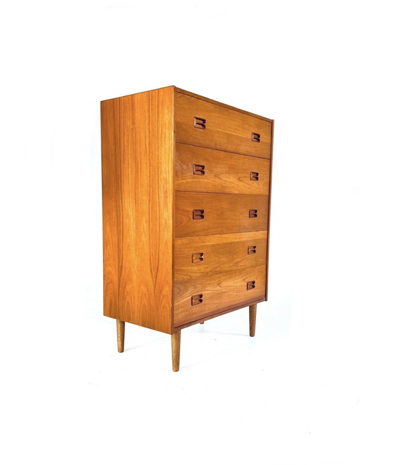 Image 1 of Xl Danish Chest of Drawers '60