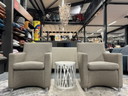 2 Sillones Leolux Dolcinea en tela como nuevos