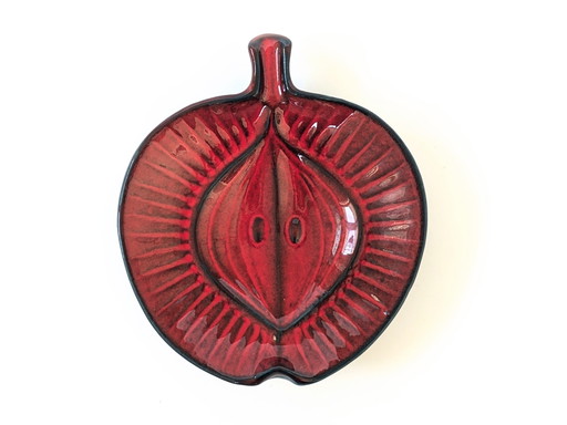 Jasba Ceramic Apple Plate | 1960S | West Germany