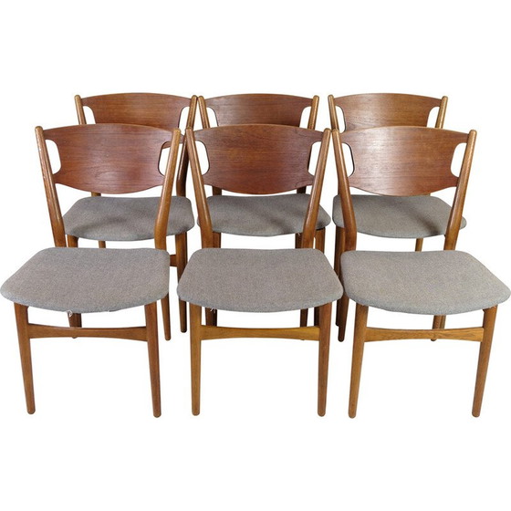 Image 1 of Set of 6 vintage "Model 42A" chairs by Helge Sibast, 1953