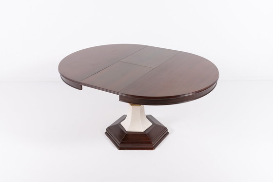 Image 1 of Italian Mid-Century Modern extendable round table by Carlo de Carli, 1950s