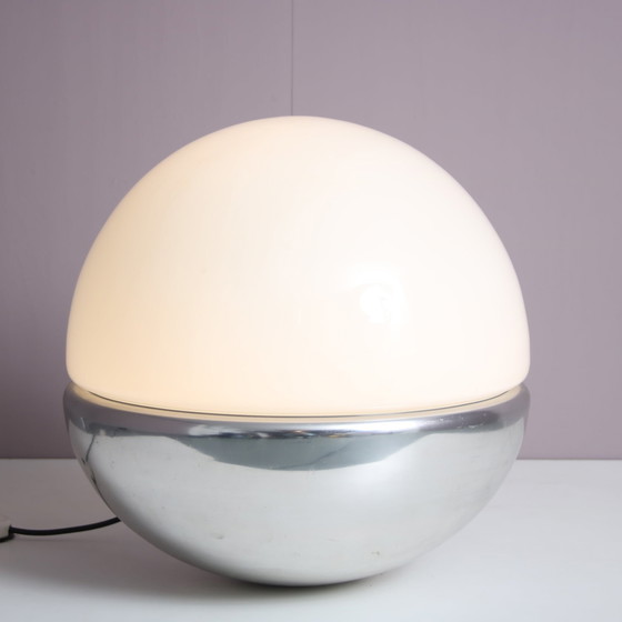 Image 1 of Round Floor Lamp by Doria Leuchten, Germany 1970