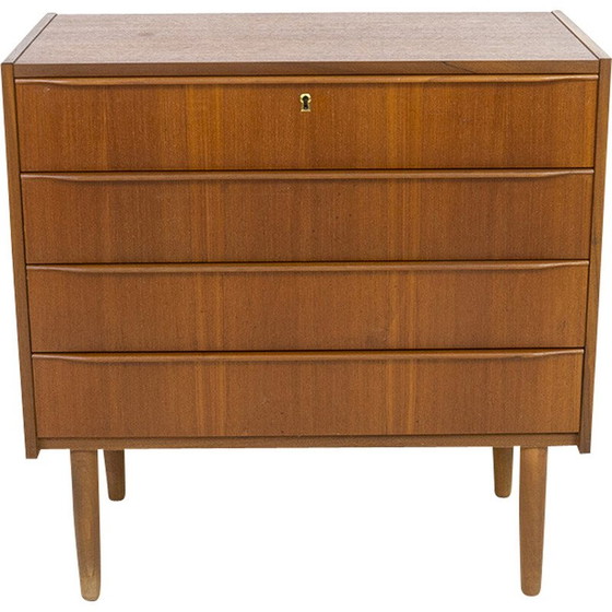 Image 1 of Scandinavian vintage chest of drawers in teak, 1960s