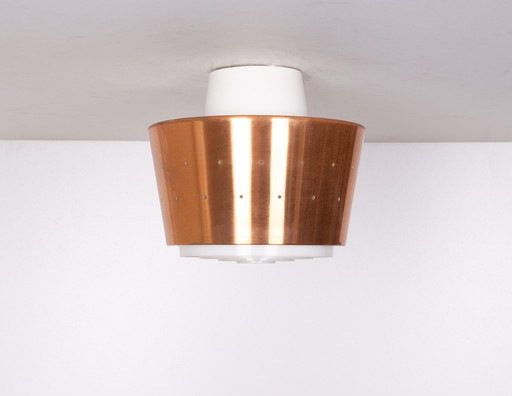 Brass Fog & Mórup Pendant Lamp 1960S Denmark