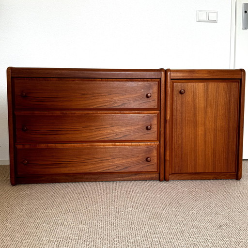 Danish Design Two-piece Sideboard With Drawers