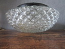 Vintage Retro Mid - Century Glass Ceiling Lamp Ceiling Light