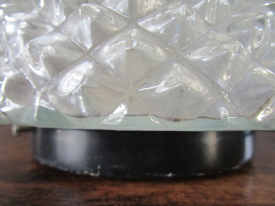 Image 1 of Lampada da soffitto in vetro retrò vintage di metà secolo