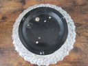 Vintage Retro Mid - Century Glass Ceiling Lamp Ceiling Light