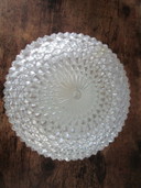 Vintage Retro Mid - Century Glass Ceiling Lamp Ceiling Light