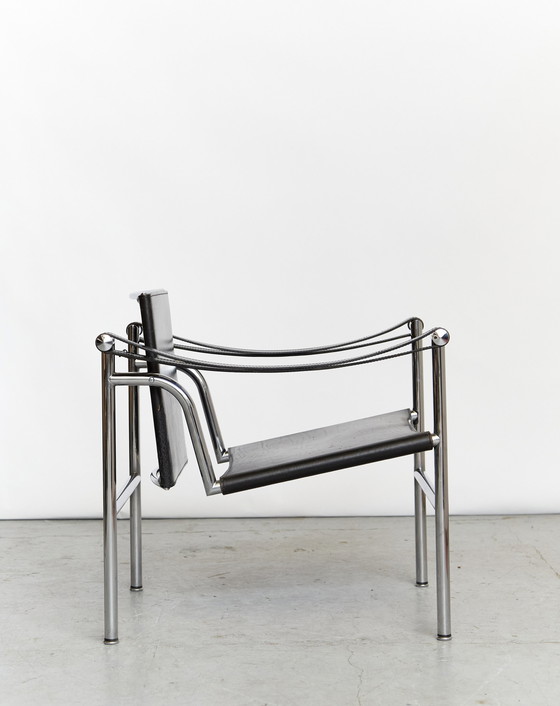 Image 1 of Le Corbusier LC1 "Basculant" Chair for Cassina