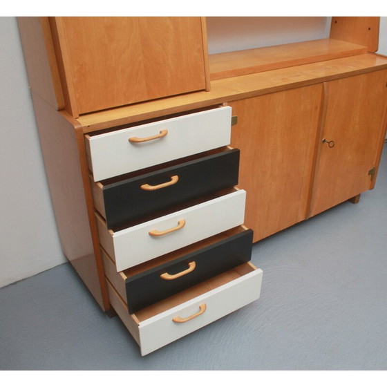 Image 1 of Vintage secretary lowboard in cherry wood for Wk Furniture, Germany 1950s