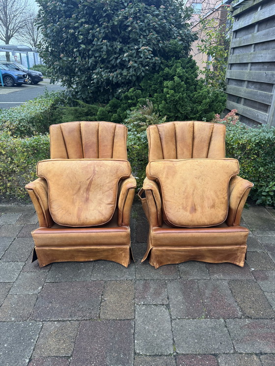 Image 1 of 2 Armchairs Sheepskin