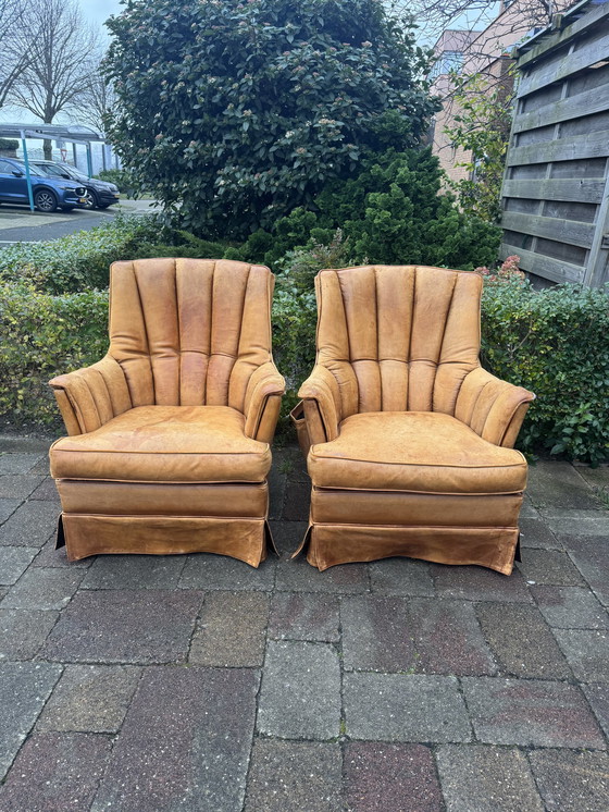 Image 1 of 2 Armchairs Sheepskin