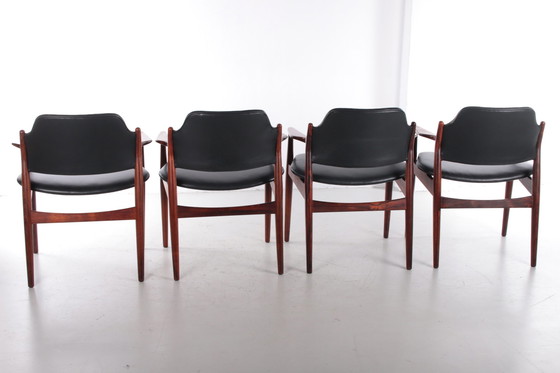 Image 1 of Arne Vodder Dining set Dining table with chairs by Sibast 1960s.