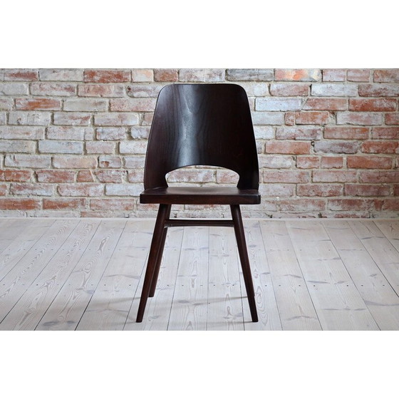 Image 1 of Set of 4 vintage chairs by Radomir Hofman for TON