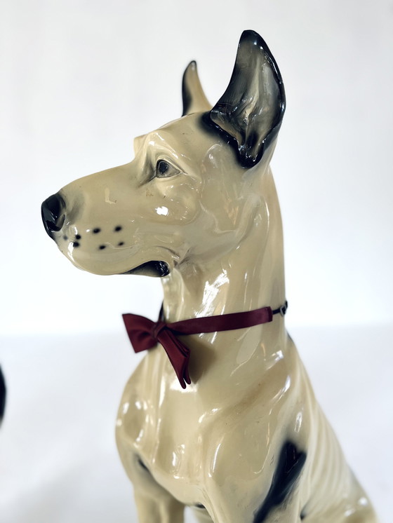 Image 1 of 2X Ceramic Great Dane