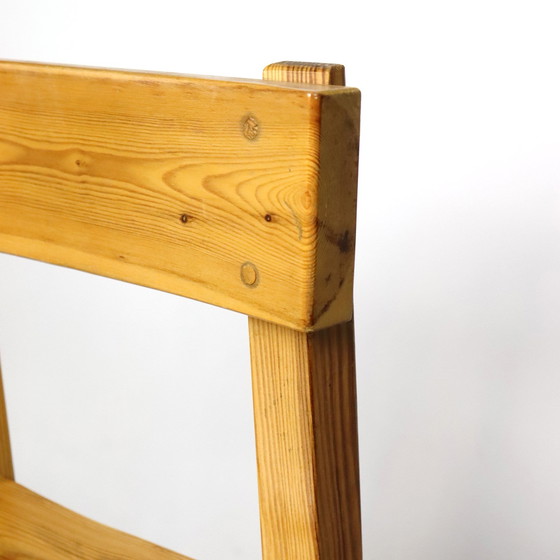 Image 1 of Pair Of Solid Pine Bar Stools