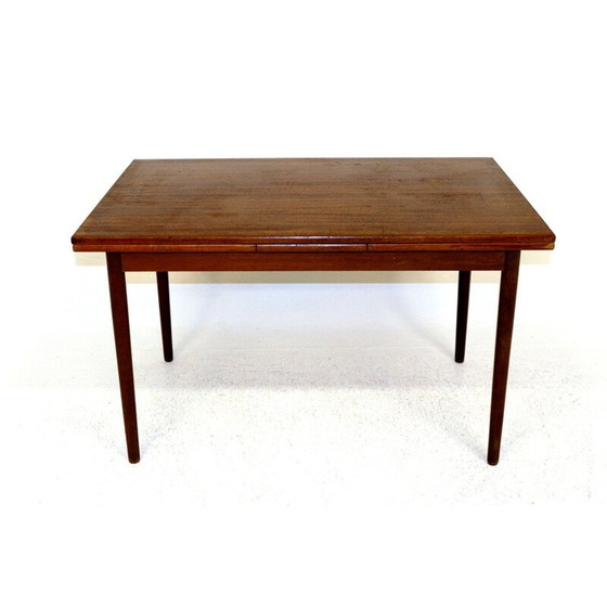 Image 1 of Vintage retractable teak dining table