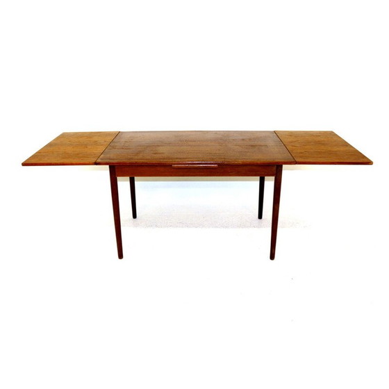 Image 1 of Vintage retractable teak dining table