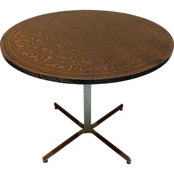 Image 1 of Vintage adjustable round table, 1970s
