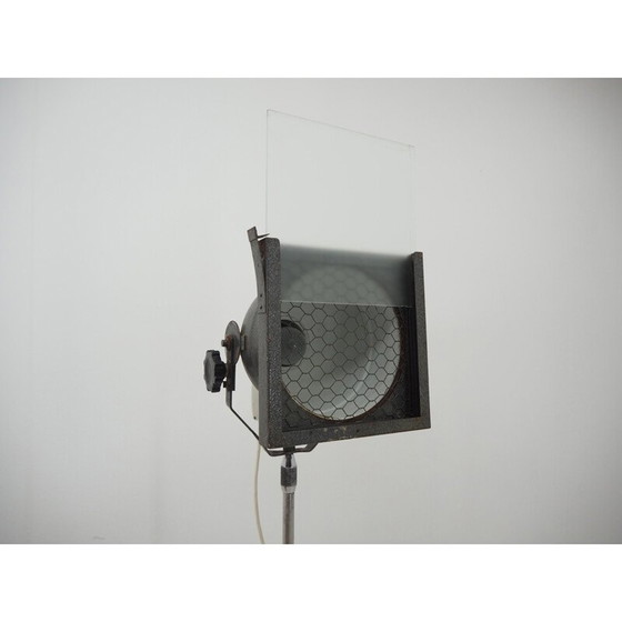 Image 1 of Vintage tripod theater lamp, Czechoslovakia