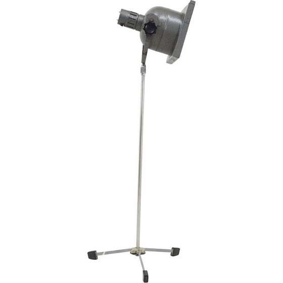 Image 1 of Vintage tripod theater lamp, Czechoslovakia