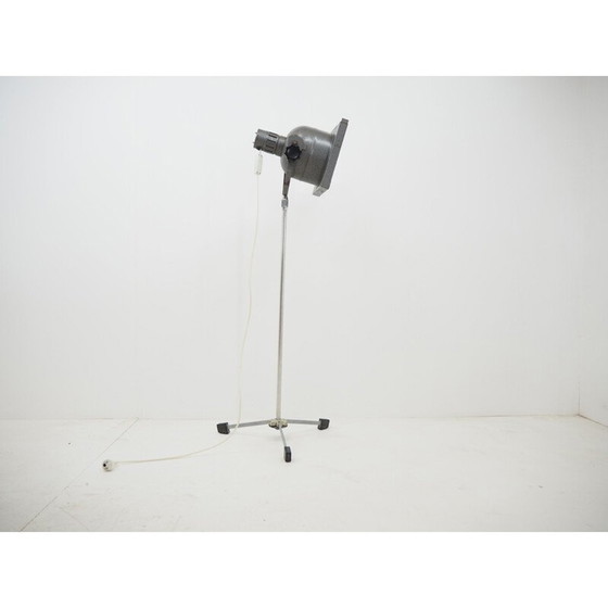 Image 1 of Vintage tripod theater lamp, Czechoslovakia