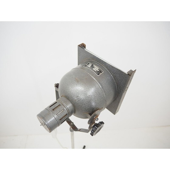 Image 1 of Vintage tripod theater lamp, Czechoslovakia