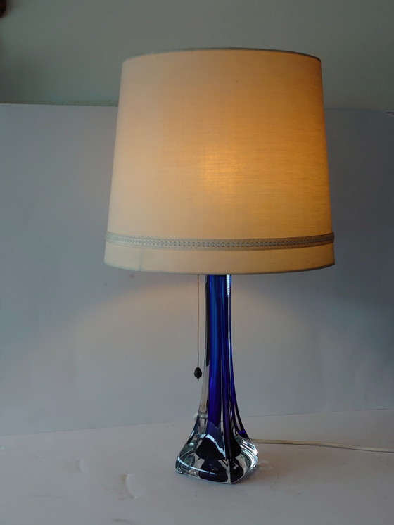 Image 1 of Flygsfors crystal table lamp by Paul Kedelv