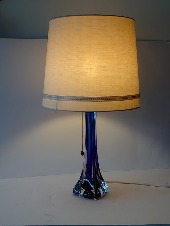 Image 1 of Flygsfors crystal table lamp by Paul Kedelv