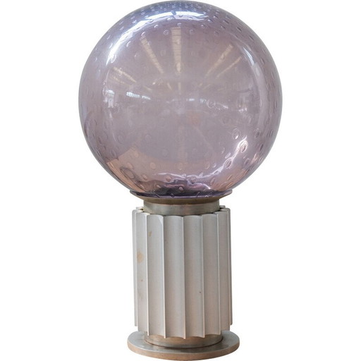 Vintage Taccia lamp in blown glass by Fratelli Castiglioni for Flos, 1960