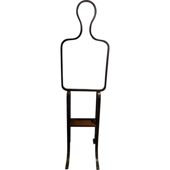 Image 1 of Vintage coat rack in bentwood and stained beech, 1960