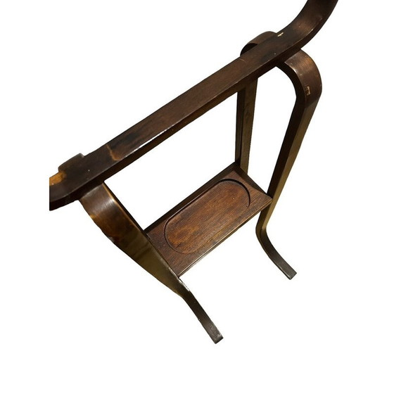 Image 1 of Vintage coat rack in bentwood and stained beech, 1960