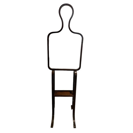 Image 1 of Vintage coat rack in bentwood and stained beech, 1960