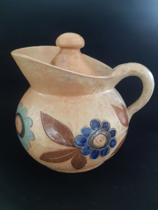 Ceramic Jug With Lid, Fernand Dubois.