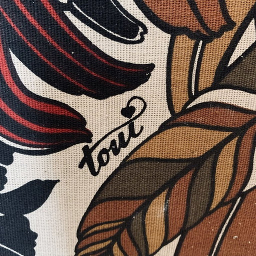 Vintage wall hanging rooster by Toui