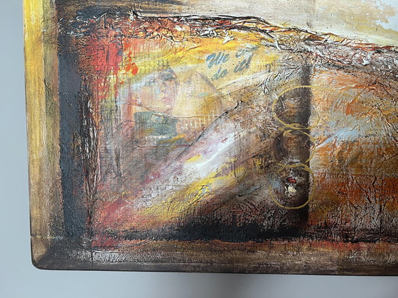 Image 1 of Ann Bruyninckx - painting on wood