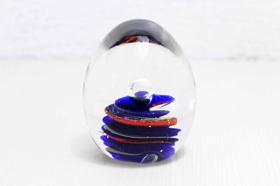 Image 1 of Nice glass sulphide paperweight