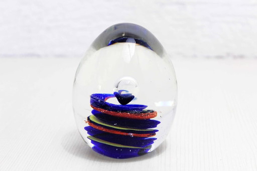 Nice glass sulphide paperweight