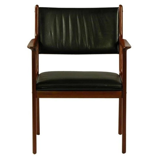 Image 1 of Vintage PJ 412 Armchair in Mahogany-by Ole Wanscher 1950