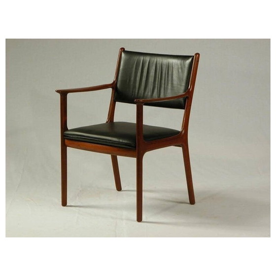 Image 1 of Vintage PJ 412 Armchair in Mahogany-by Ole Wanscher 1950