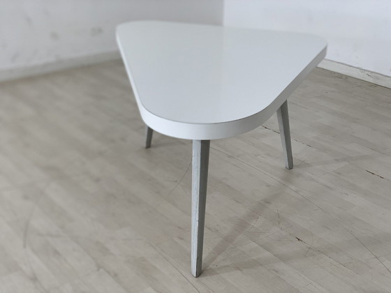 Image 1 of Retro coffee table side table kidney-shaped table vintage