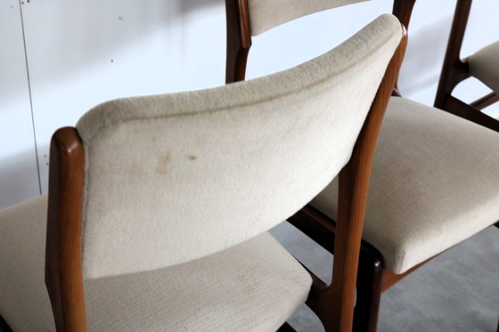 Image 1 of 4x chaise de salle à manger vintage