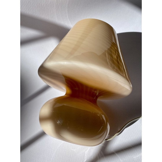 Image 1 of Vintage pink Murano glass swirl lamp, Italy 1970s