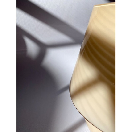 Image 1 of Vintage pink Murano glass swirl lamp, Italy 1970s