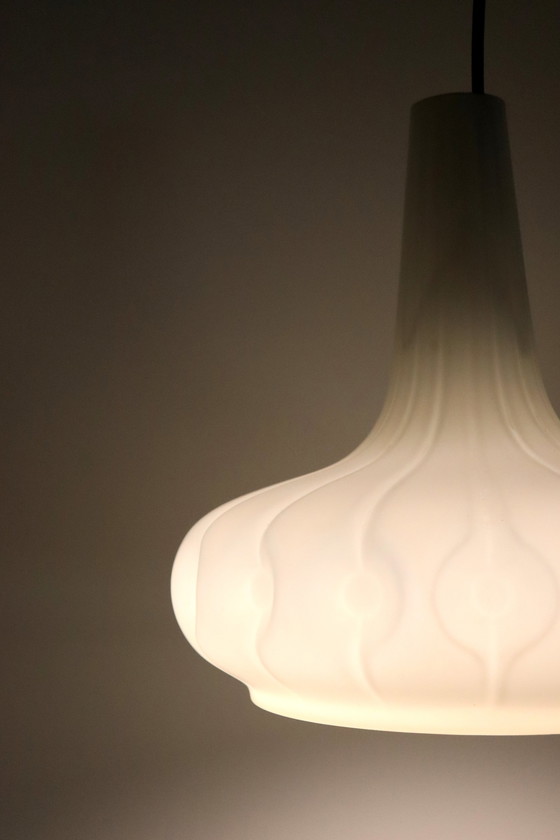 Image 1 of Peill & Putzler Pendant Lamp Glass Vintage