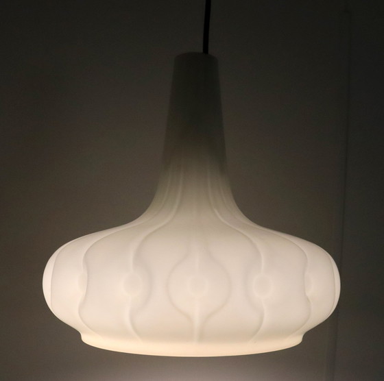 Image 1 of Peill & Putzler Pendant Lamp Glass Vintage