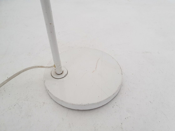 Image 1 of White metal floor lamp, 1960's