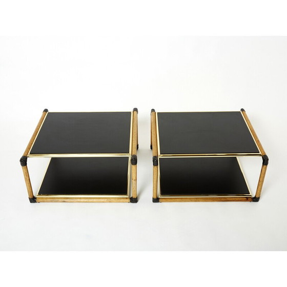 Image 1 of Coppia di tavolini vintage italiani di Alberto Smania, 1970
